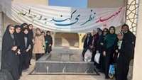 دانشجویان دختر دانشگاه علوم پزشکی استان سمنان به اردوی راهیان نور اعزام شدند