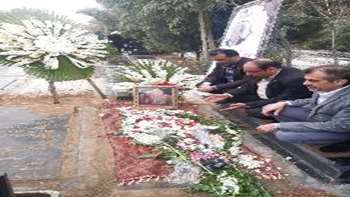 حضور نمایندگان دانشکده پزشکی در مراسم تحویل پیکر مرحوم دکتر مهدی باقر پورذاتی